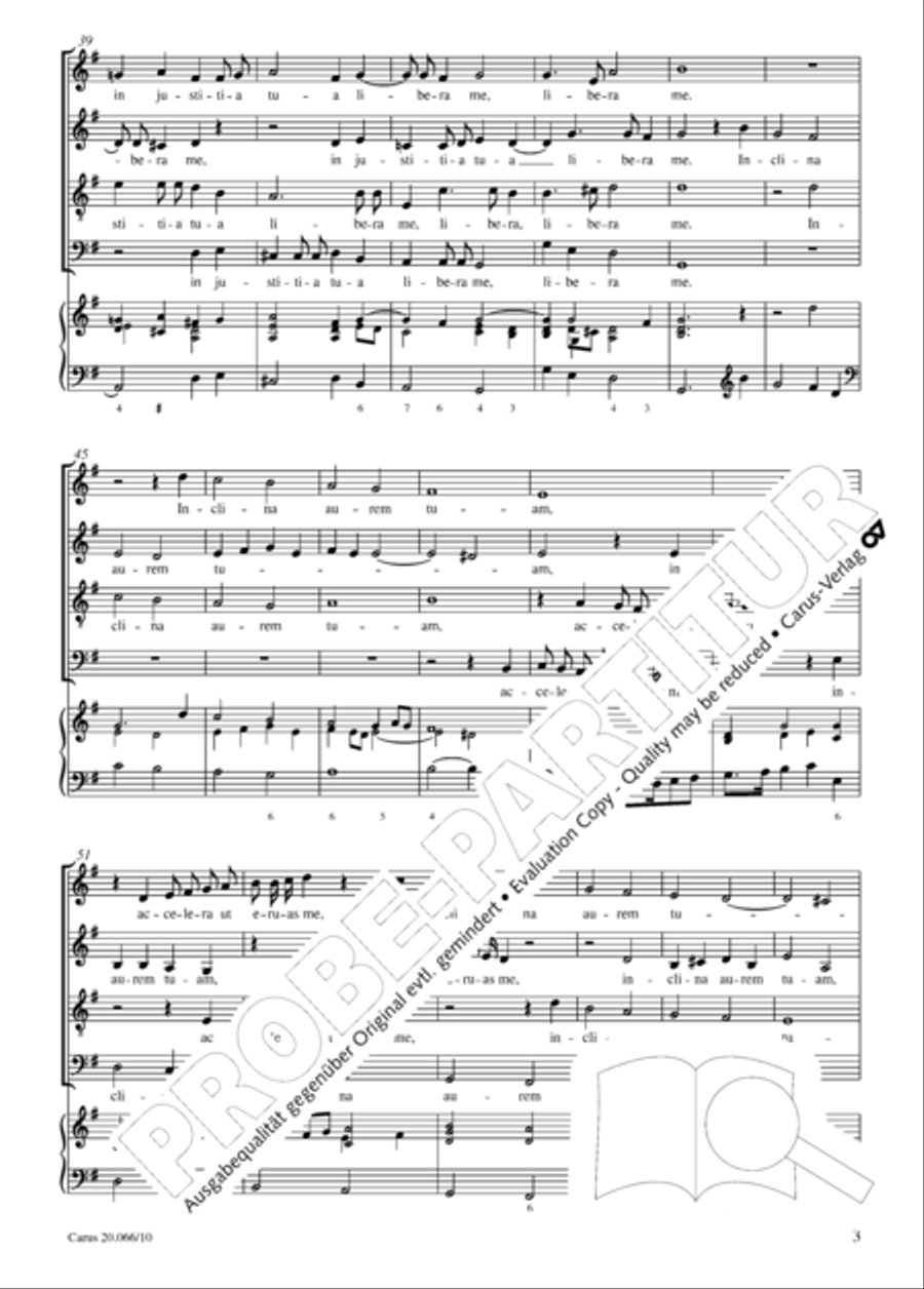In te, Domine, speravi (In dich, Herr, hab' ich gehoffet) School and Community scores gallery preview page 4
