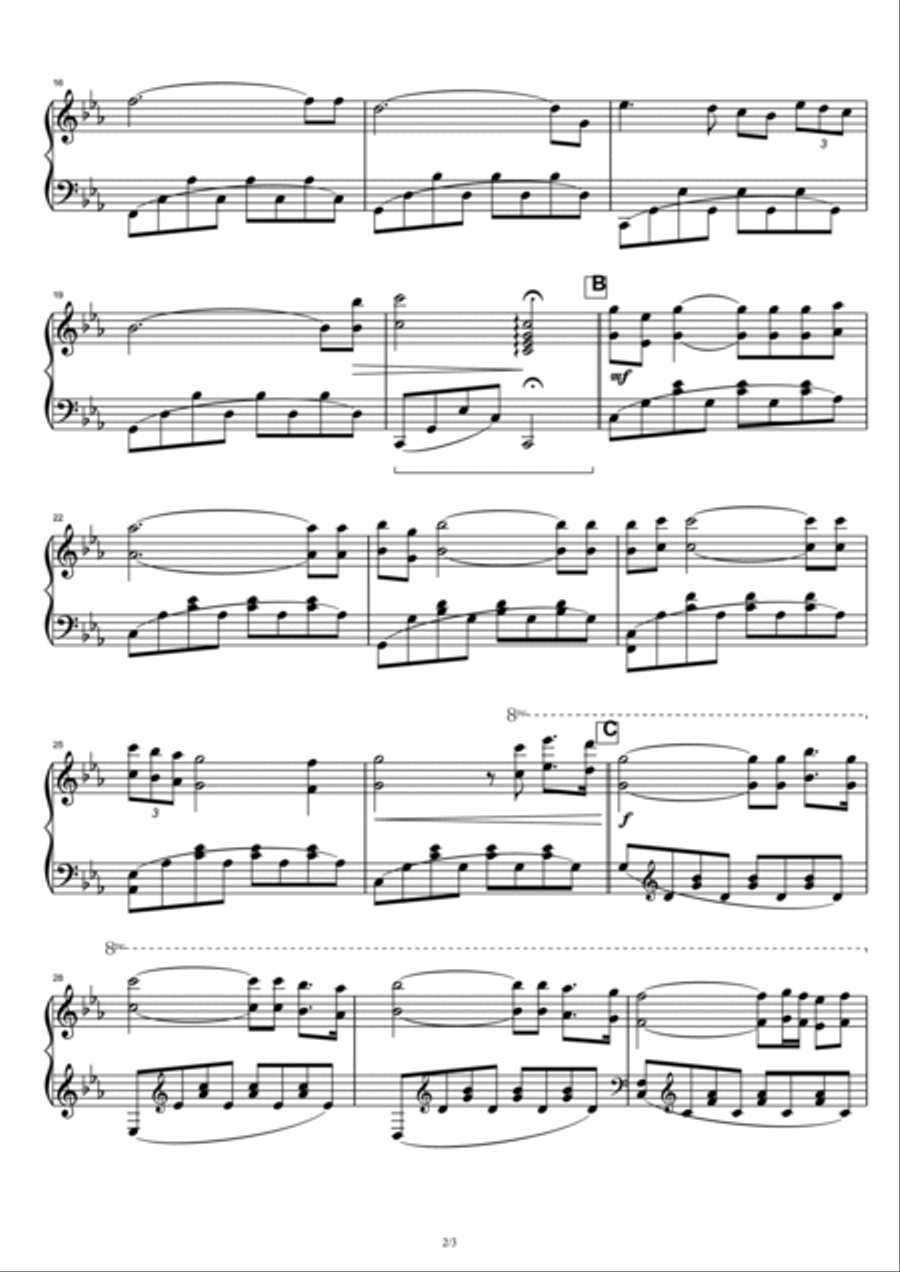 A Time For Us (Love Theme) Piano Solo scores gallery preview page 2