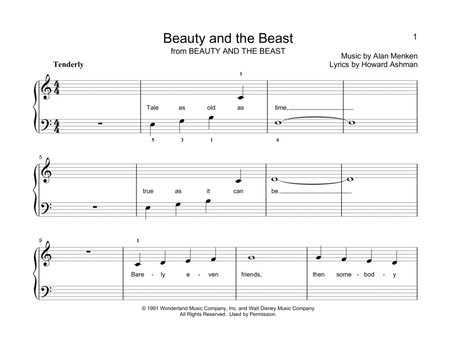 Beauty And The Beast (arr. Christopher Hussey)