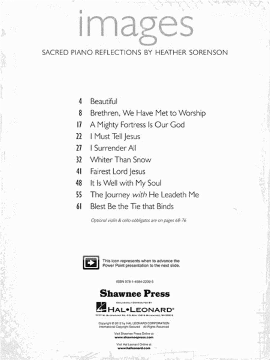 Images Images Piano Solo scores gallery preview page 2