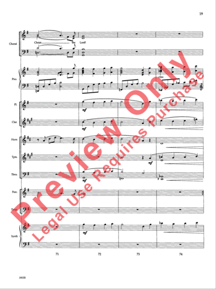 Sing Joy! Choir scores gallery preview page 20