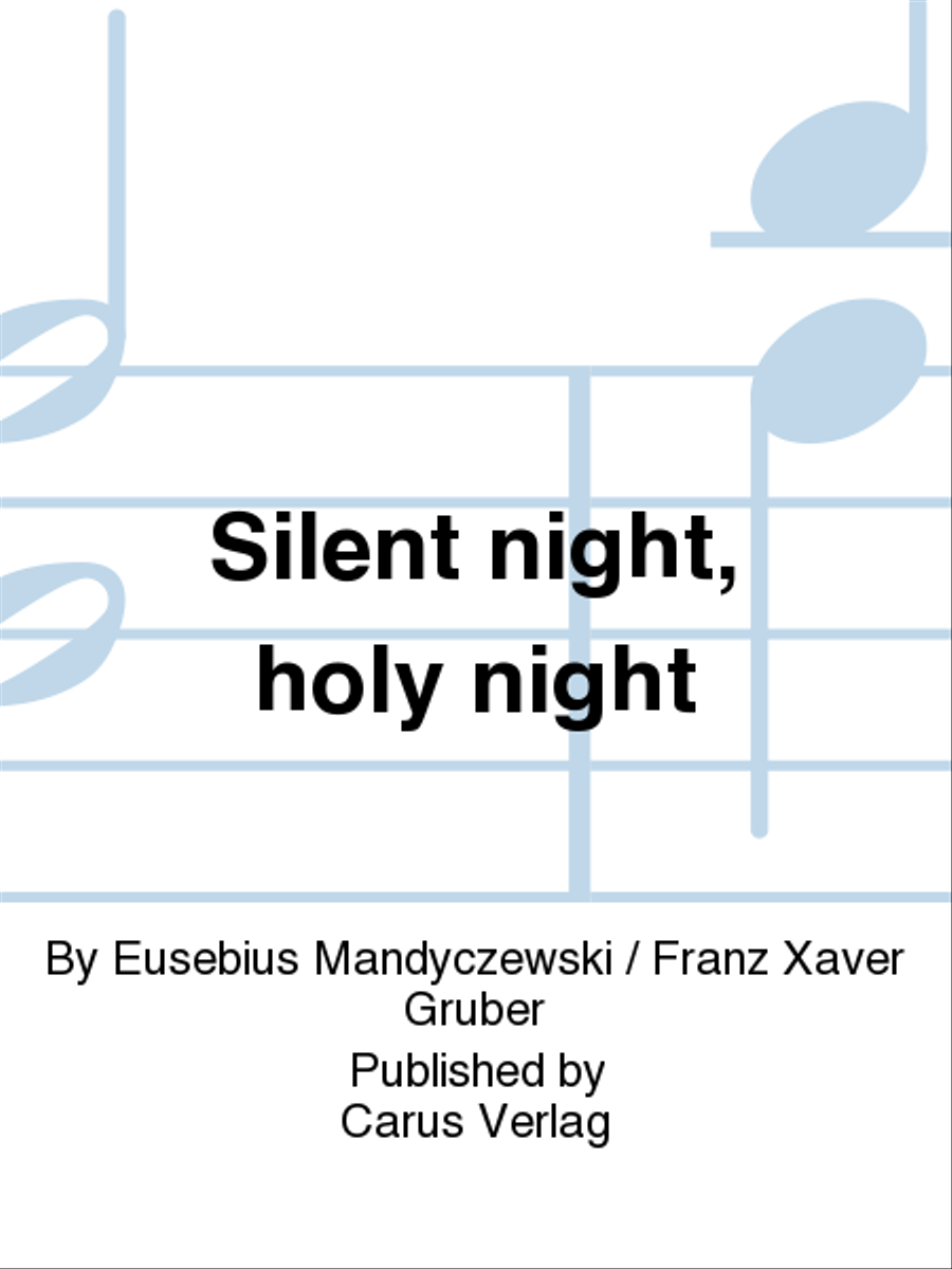 Silent night, holy night (Stille Nacht, heilige Nacht) 4-Part scores gallery preview page 1