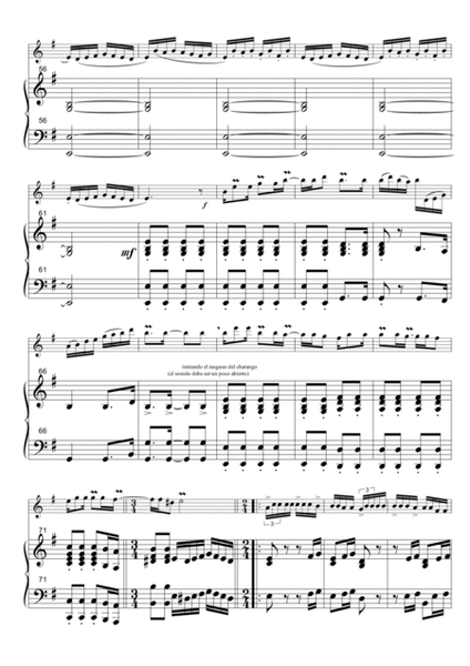 Fantasía Sobre el Calahuayo Op 264 para flauta y piano image number null