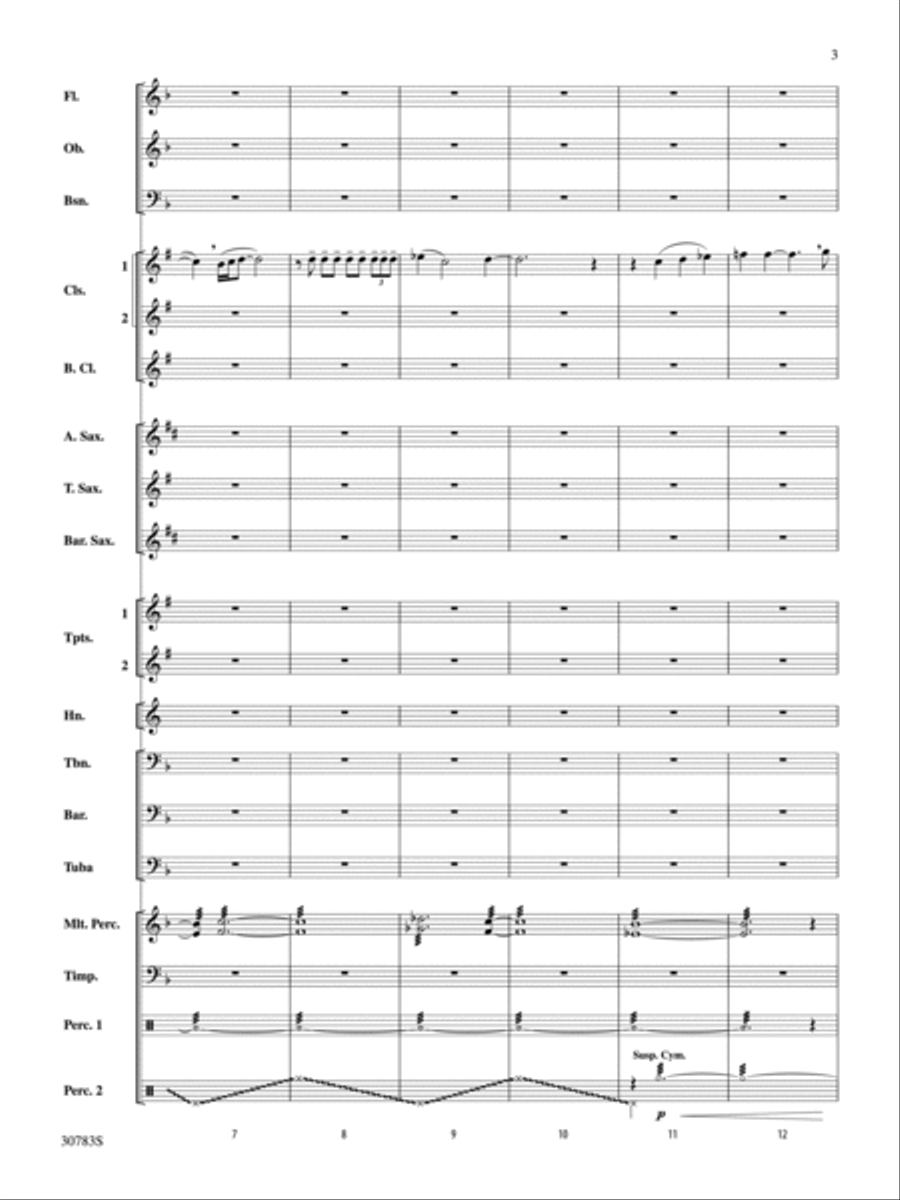 Arabian Dances Arabian Dances Concert Band scores gallery preview page 3