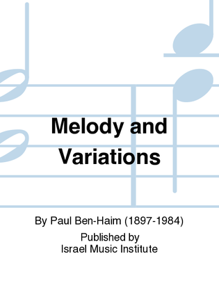 Melody and Variations