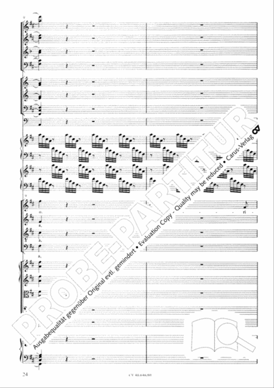 Mass in A Major (2 versions) STB scores gallery preview page 35