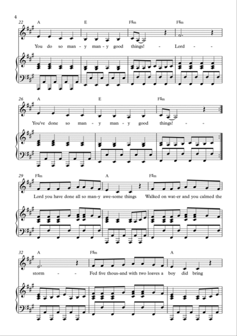 Good Things! Voice scores gallery preview page 4