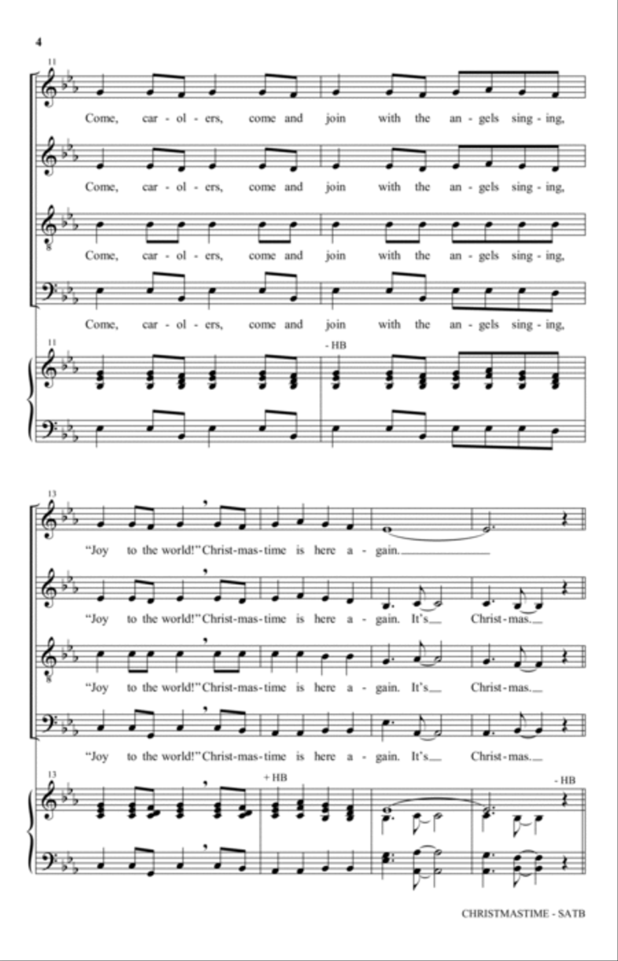 Christmastime 4-Part scores gallery preview page 3