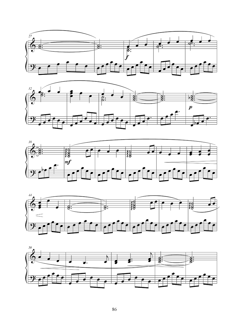 Beautiful and light piano piece quot Night in Paris quot Easy Piano Digital