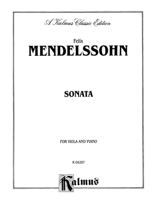 Book cover for Mendelssohn: Sonata