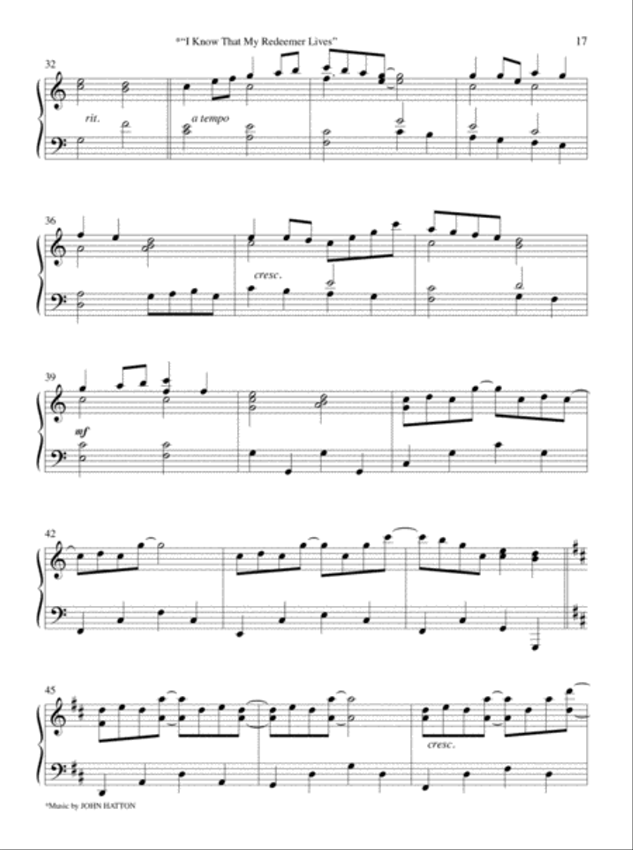 Let All Things Their Creator Bless! Piano Solo scores gallery preview page 10