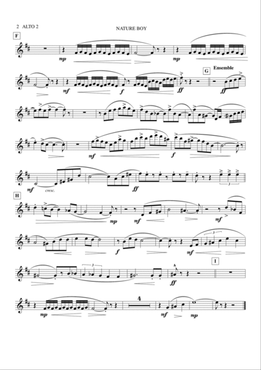 Nature Boy Jazz Ensemble scores gallery preview page 4