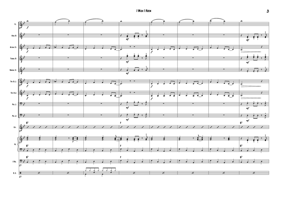 I Wish I Knew Jazz Ensemble scores gallery preview page 6