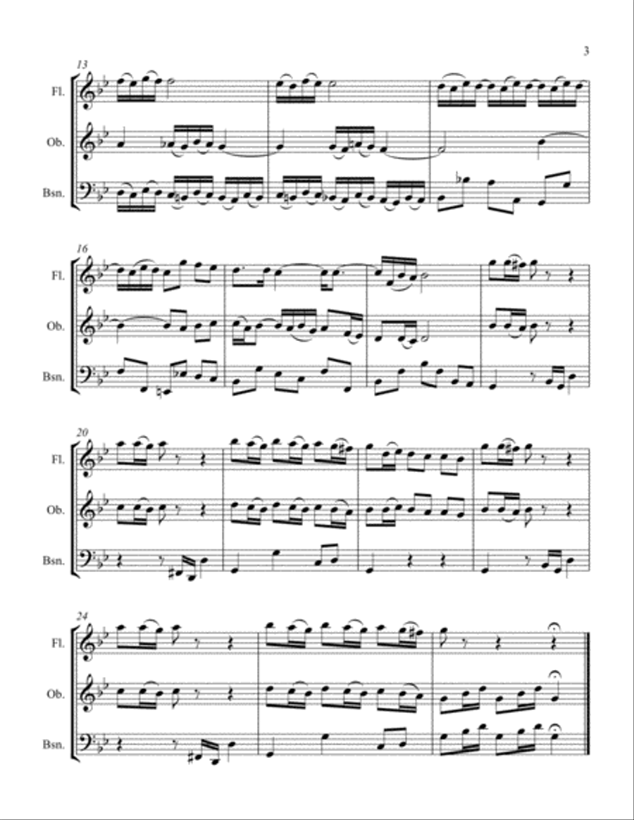 Polonaise Polonaise Woodwind Trio scores gallery preview page 3