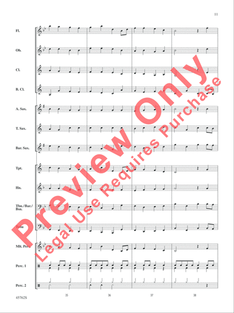 Swansea Town Concert Band scores gallery preview page 11