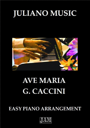 Book cover for AVE MARIA (EASY PIANO) - G. CACCINI