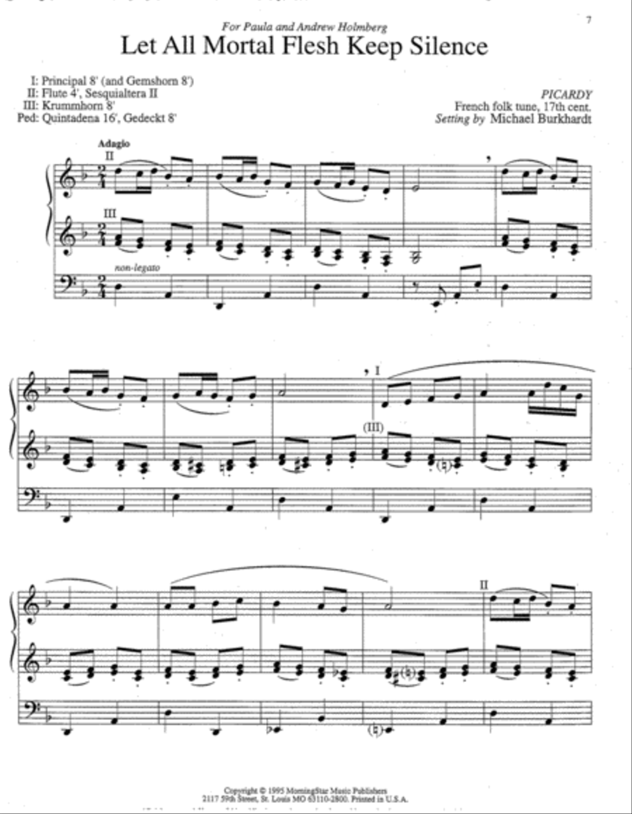 Four Hymn Improvisations for Holy Week Organ scores gallery preview page 3