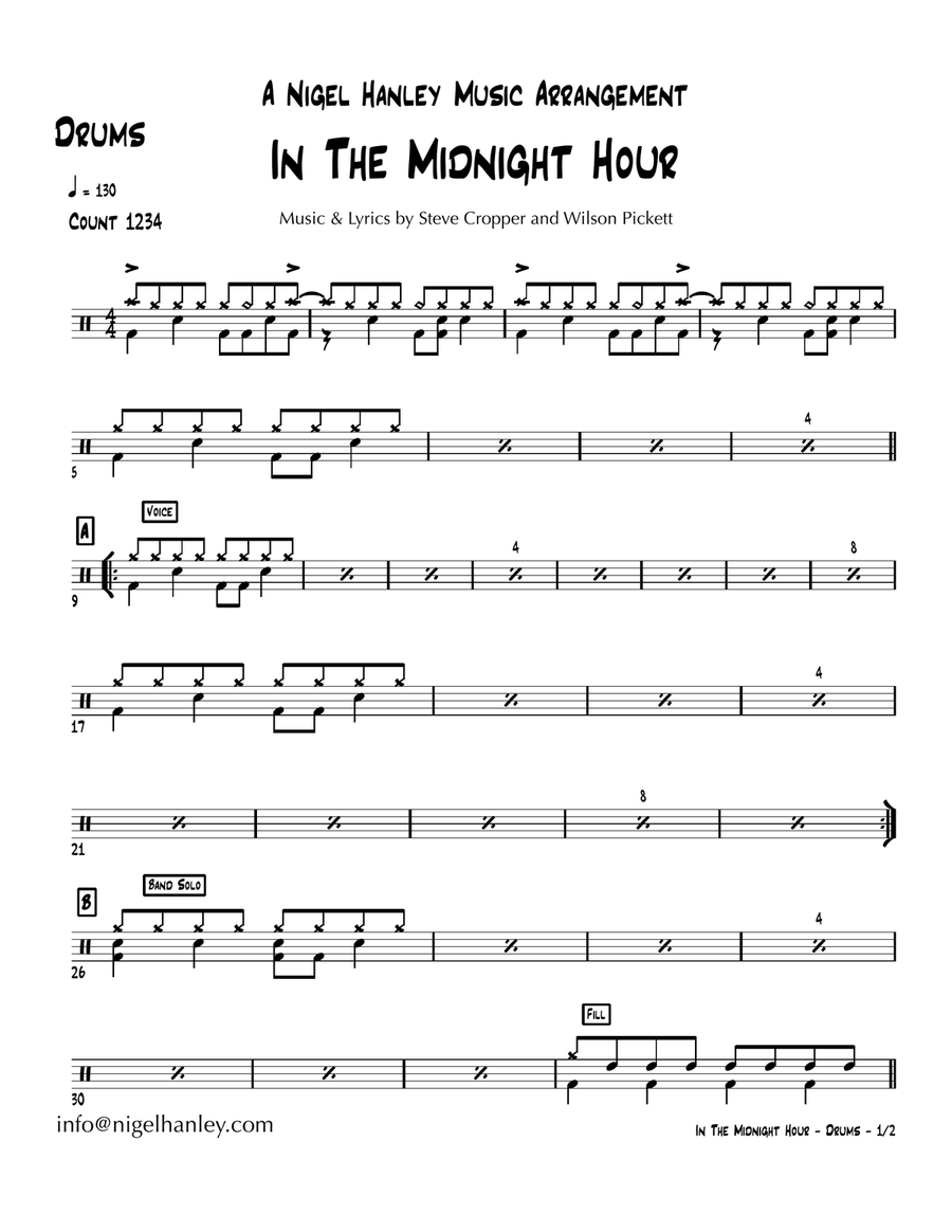 In The Midnight Hour In The Midnight Hour Jazz Ensemble scores gallery preview page 4
