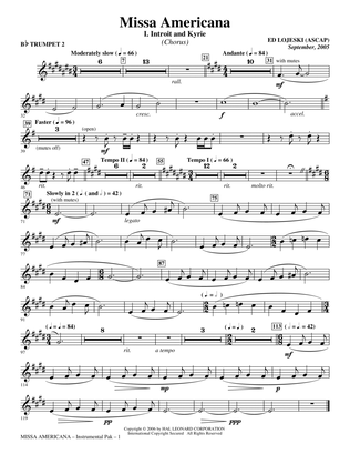 Missa Americana - Bb Trumpet 2