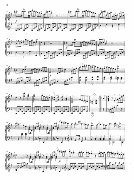 Piano Sonata in G Major WO 14