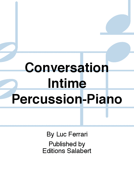 Conversation Intime Percussion-Piano