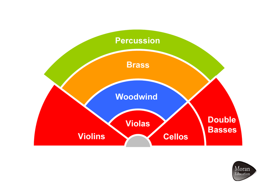 Instruments of the Orchestra Flash Cards Full Orchestra scores gallery preview page 3