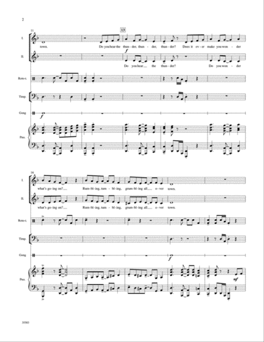 Thunder!: Score Score scores gallery preview page 2