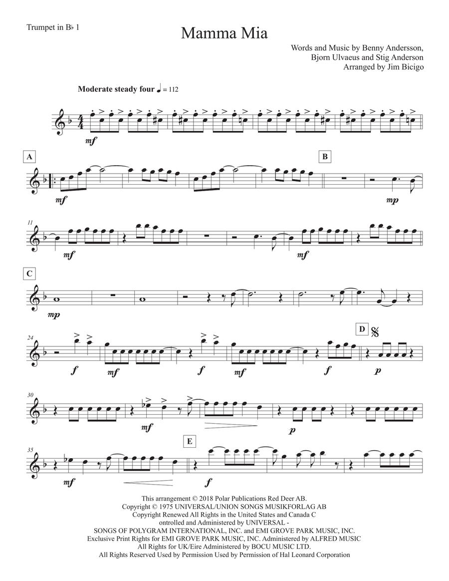 Mamma Mia School and Community scores gallery preview page 6