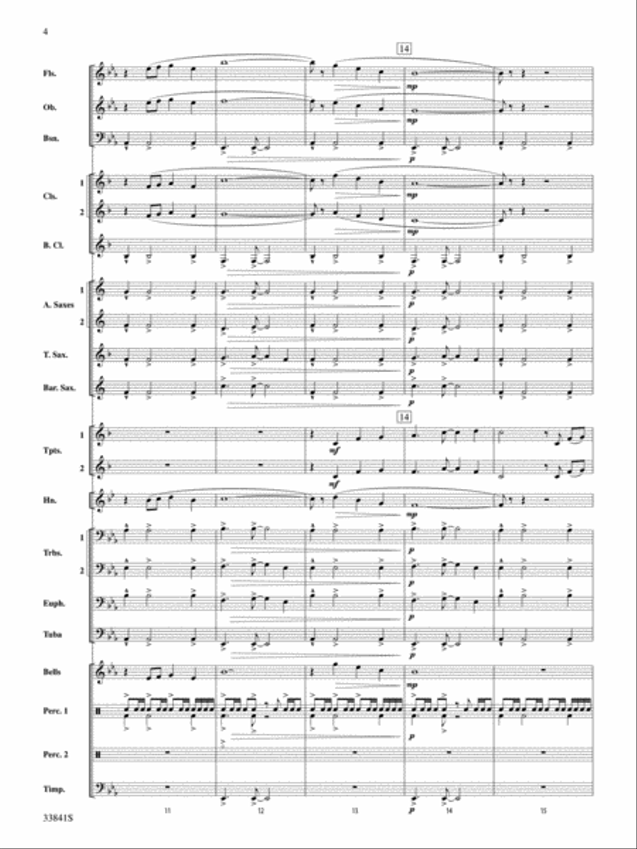 The Pioneers The Pioneers Concert Band scores gallery preview page 4