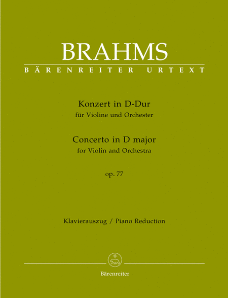 Concerto for Violin and Orchestra in D major, op. 77