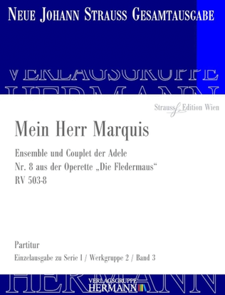 Die Fledermaus - Mein Herr Marquis Nr. 8 RV 503-8