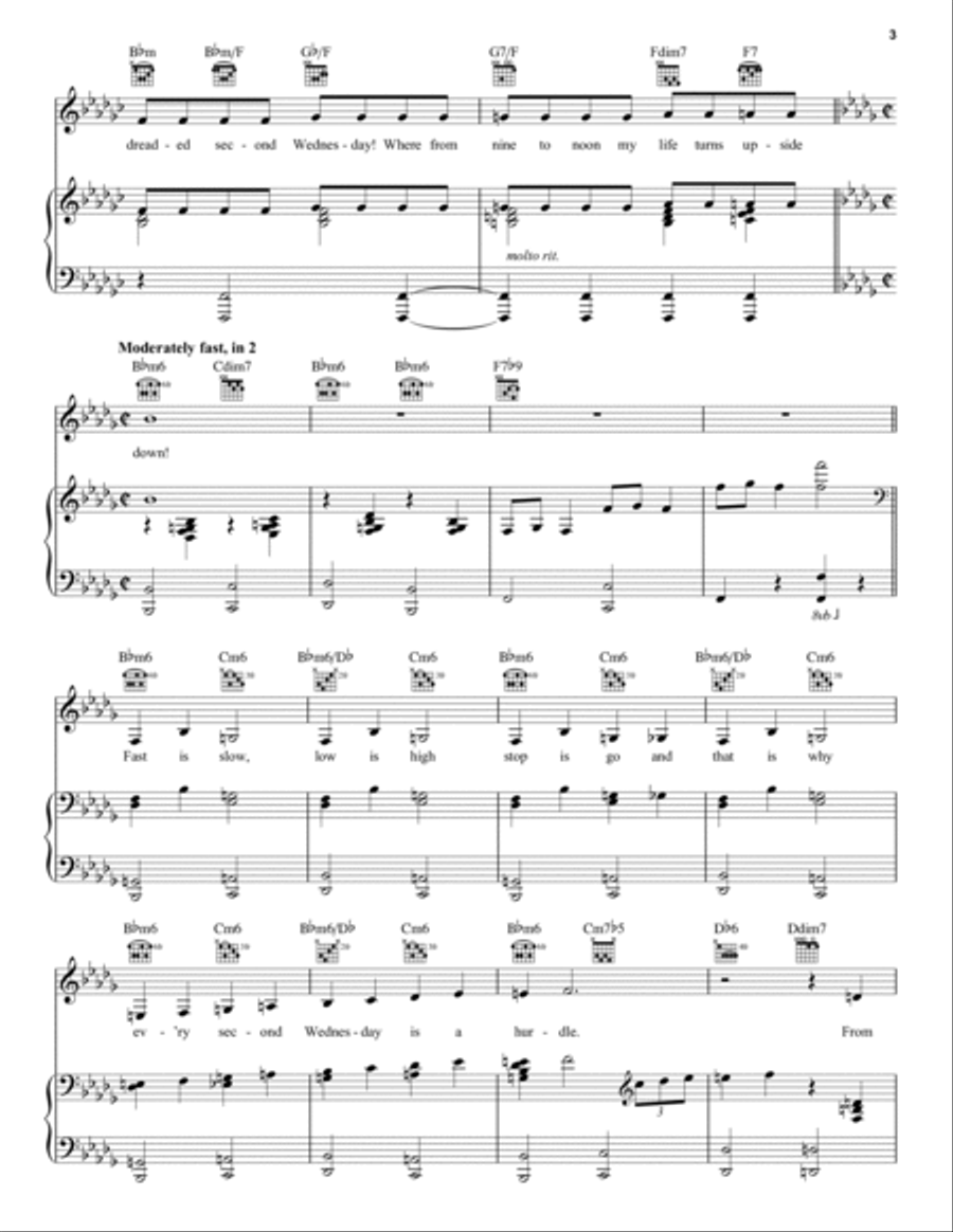 Turning Turtle (from Mary Poppins Returns) Piano, Vocal, Guitar scores gallery preview page 3