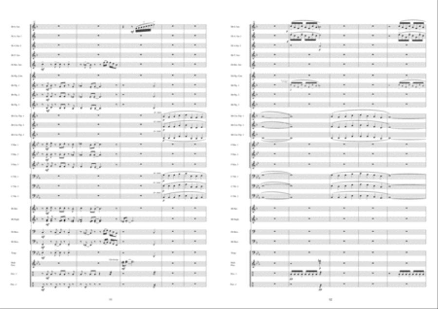 Saturnalia Fanfare Band scores gallery preview page 7