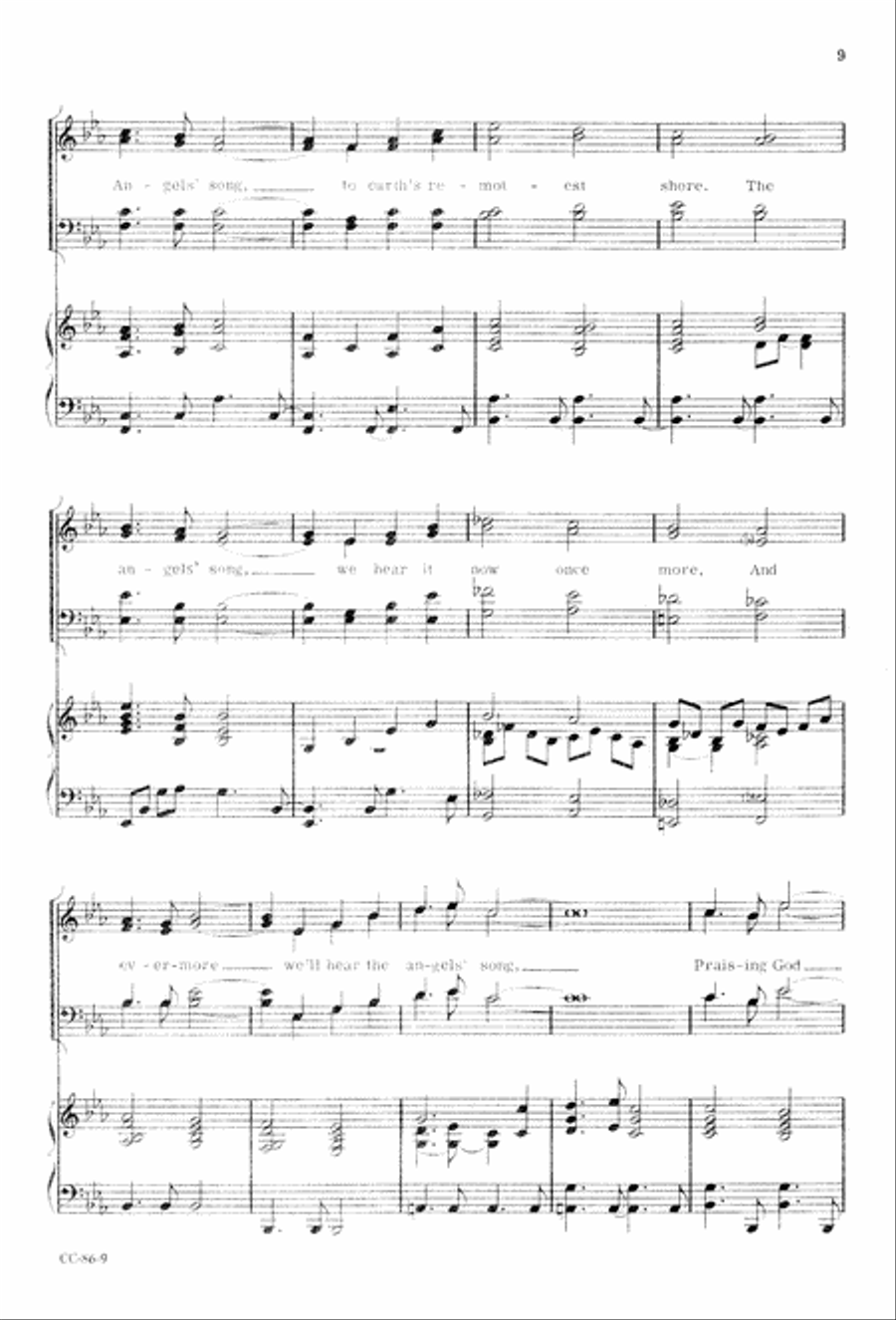 Angels' Song Angels' Song 4-Part scores gallery preview page 11