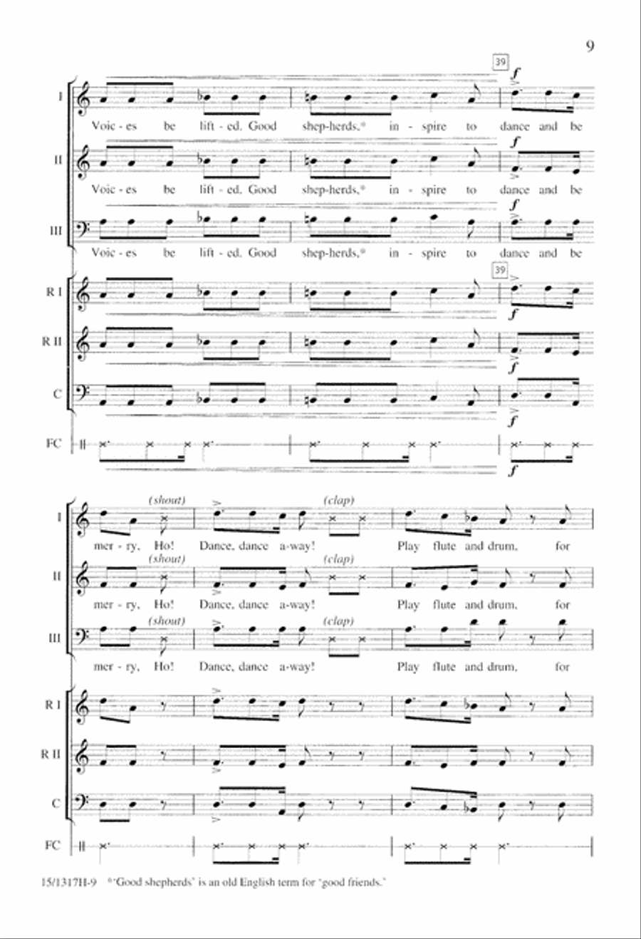 Glad We Be This Day Glad We Be This Day 3-Part scores gallery preview page 9