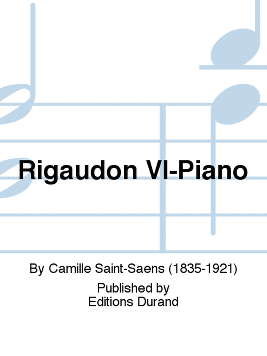 Rigaudon Vl-Piano