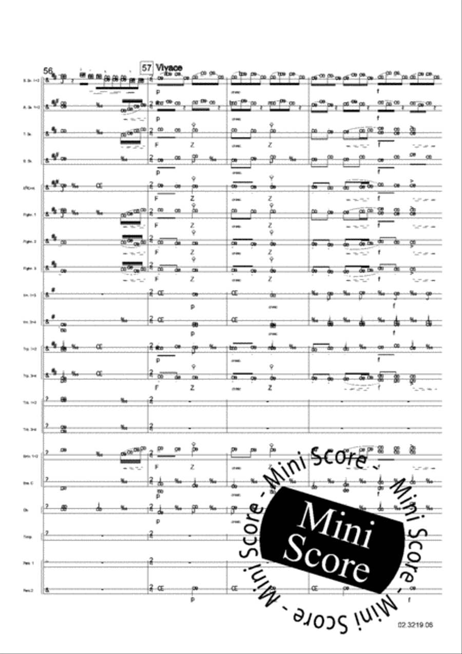 Slavonic Dance no. 13 Fanfare Band scores gallery preview page 16