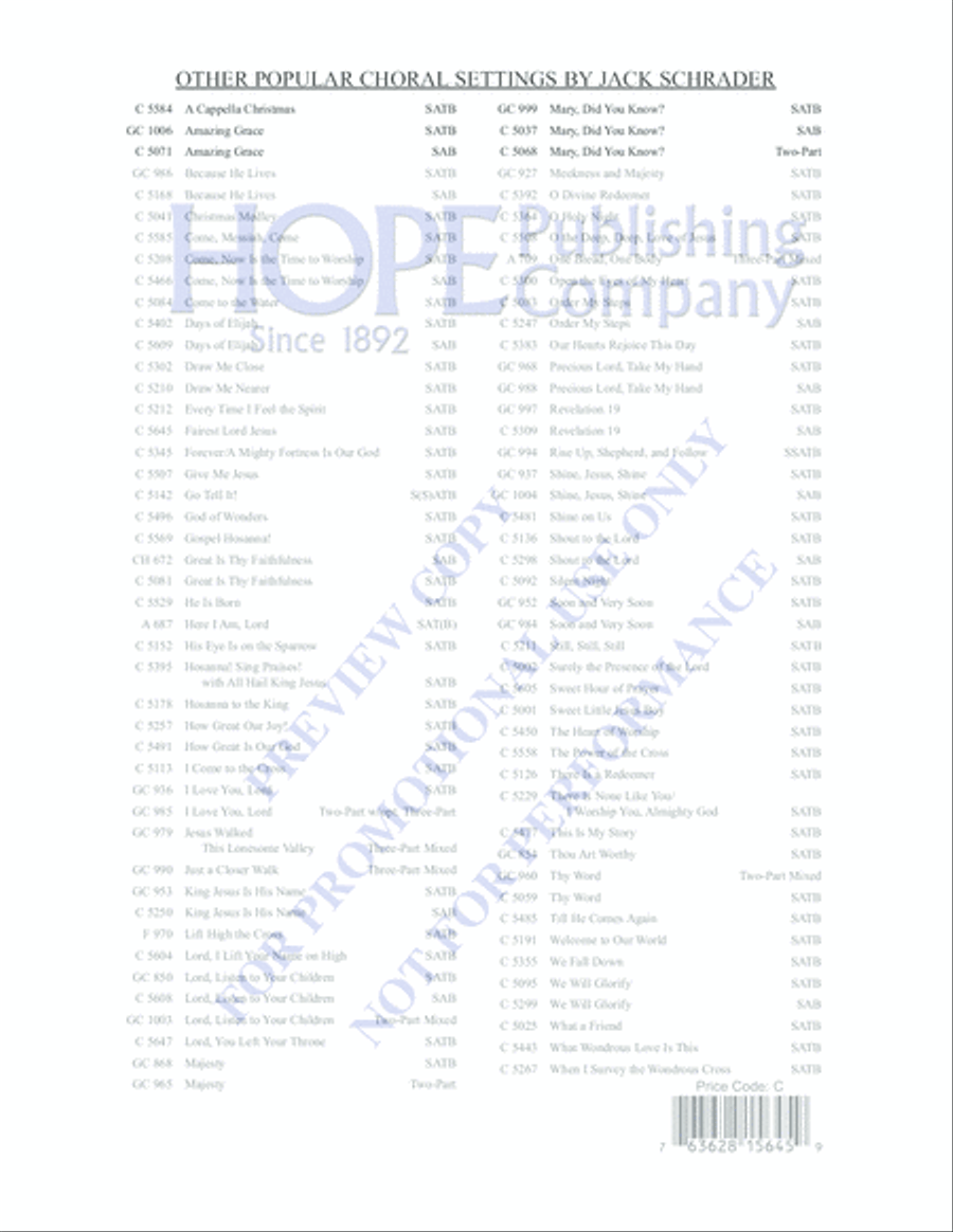 Fairest Lord Jesus Fairest Lord Jesus 4-Part scores gallery preview page 12