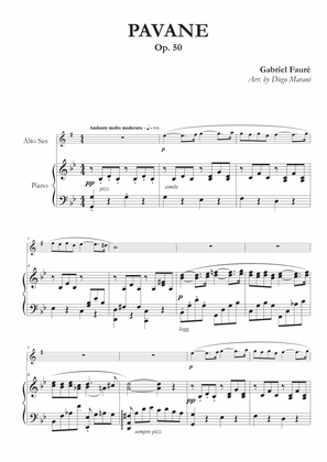 Pavane for Alto Saxophone and Piano