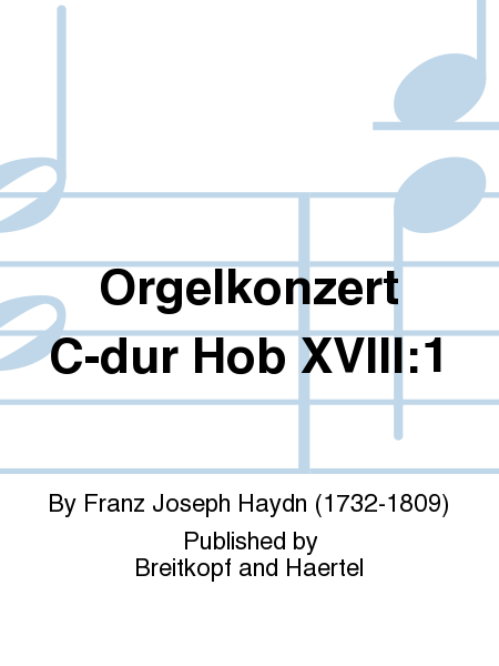 Organ Concerto in C major Hob XVIII:1
