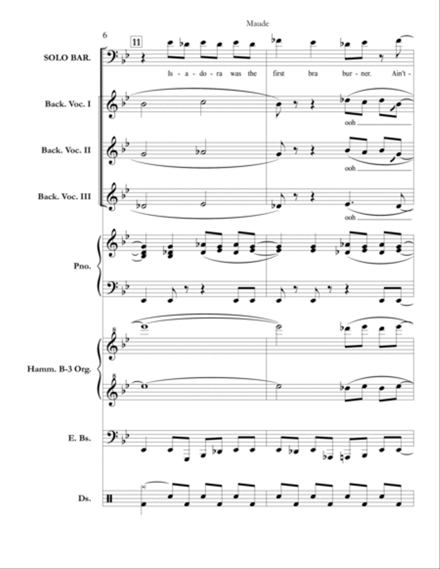 Maude (and Then There's Maude) Large Ensemble scores gallery preview page 6