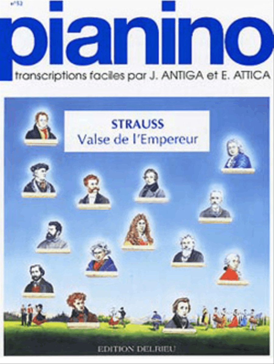 Valse De L'Empereur - Pianino 52 by Johann Strauss Jr. Piano Solo - Sheet Music