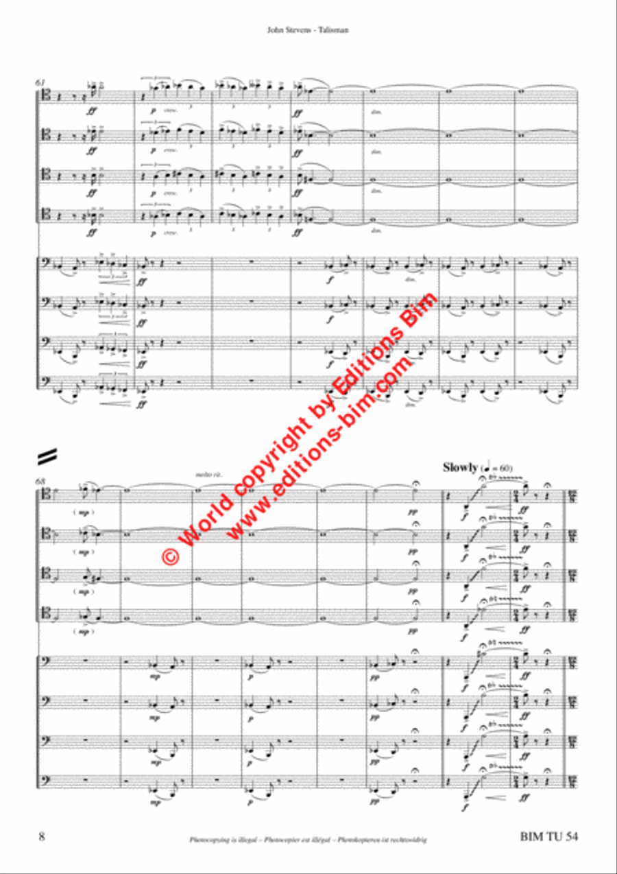 Talisman Talisman Euphonium scores gallery preview page 7