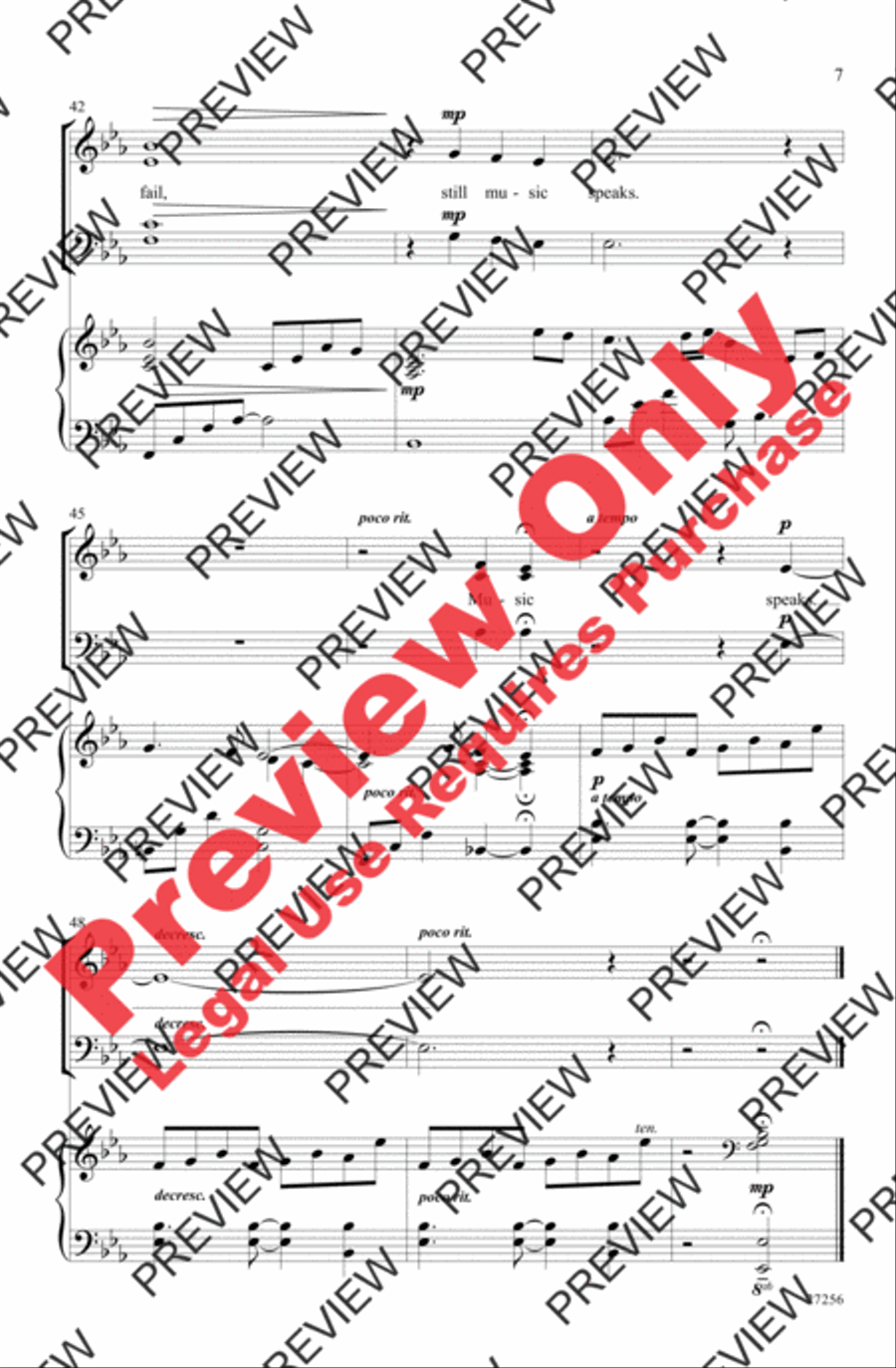 Music Speaks Music Speaks 4-Part scores gallery preview page 7