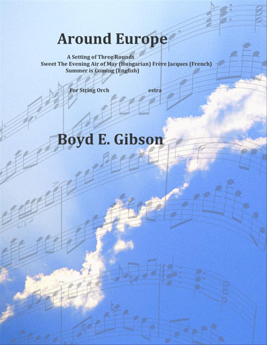 Around Europe String Orchestra scores gallery preview page 1