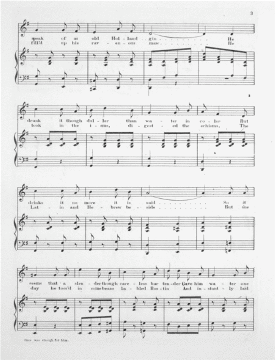 Once Was Enough For Him Voice scores gallery preview page 3