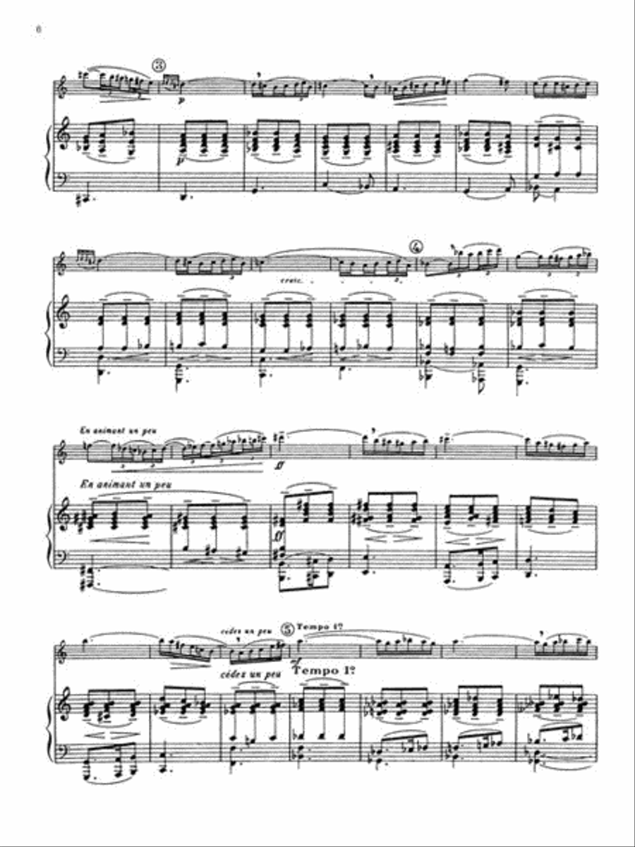 Eight Pieces by French Composers for Saxophone Alto Saxophone scores gallery preview page 5