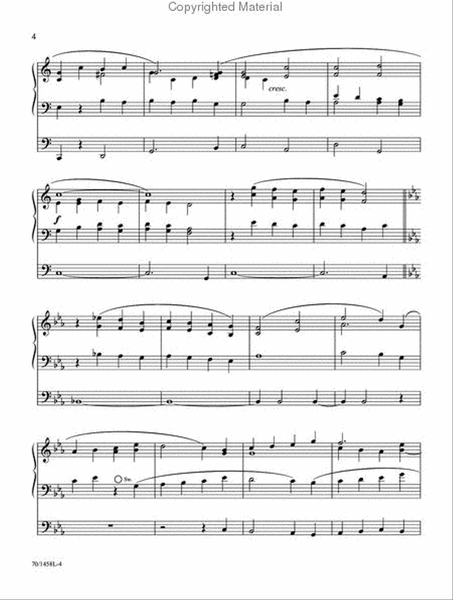 Pedals and Pipes for Postludes and Praise Organ Solo scores gallery preview page 3