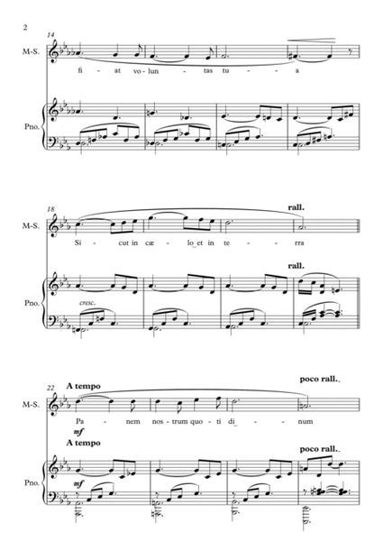 Pater Noster (Mezzosoprano/Piano) image number null
