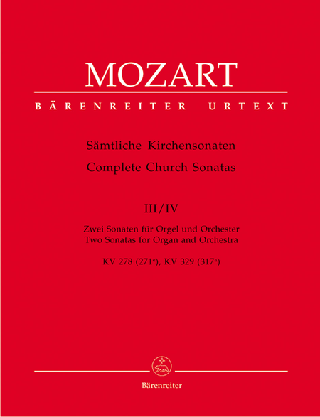 Complete Church Sonatas. Volume III/IV
